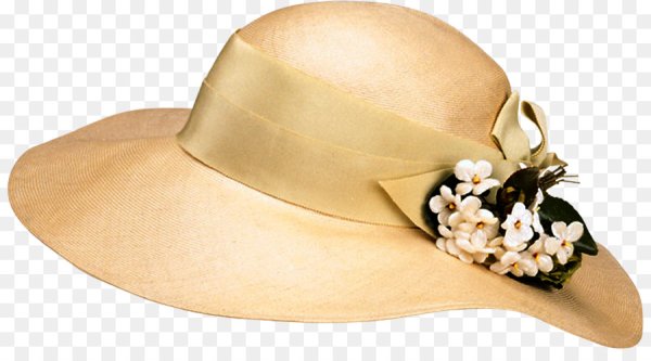 Шляпка на прозрачном фоне