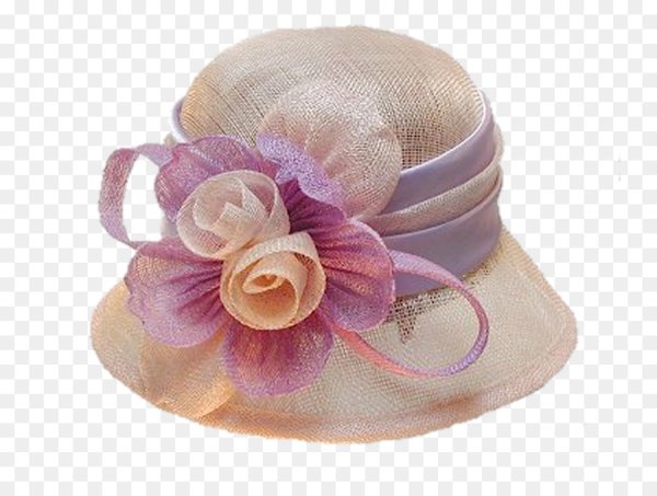 Дамские шляпки на прозрачном фоне