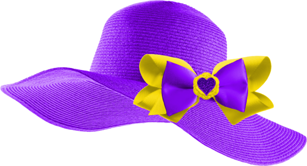 Шляпка на прозрачном фоне