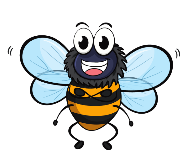 Пчела клипарт на прозрачном фоне