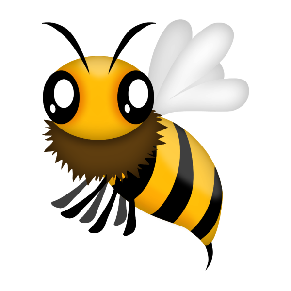 Пчела без фона