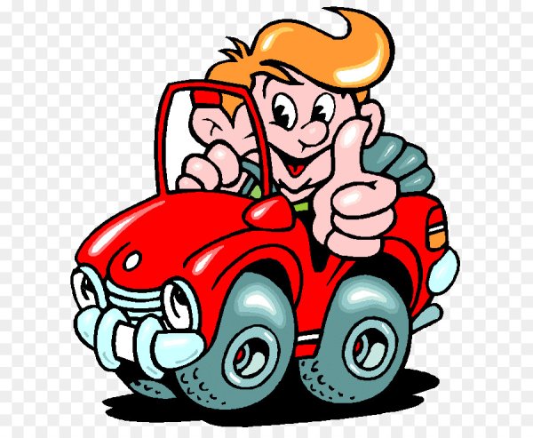 Шофер мультяшка