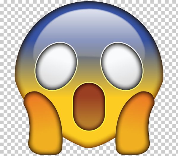 Удивленный смайлик айфон