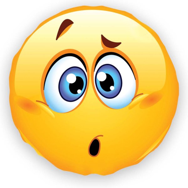 Испуганный смайлик