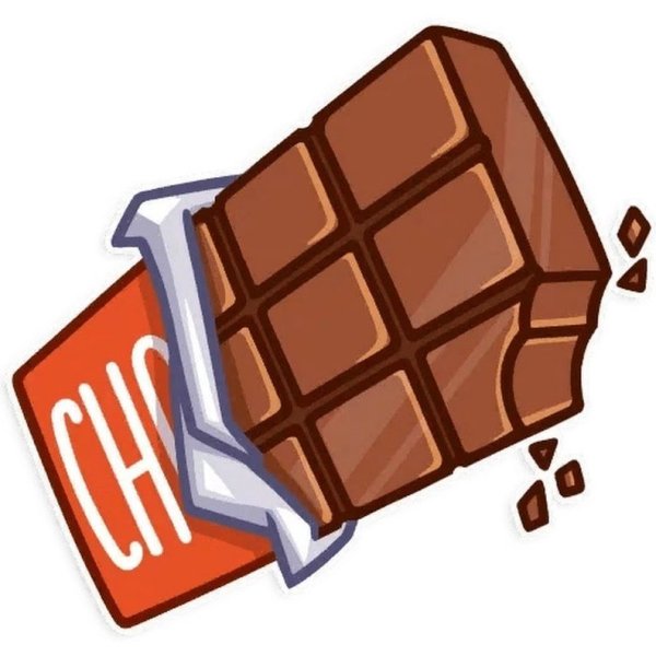 Мультяшная шоколадка