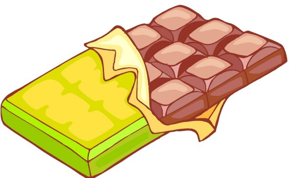 Мультяшная шоколадка