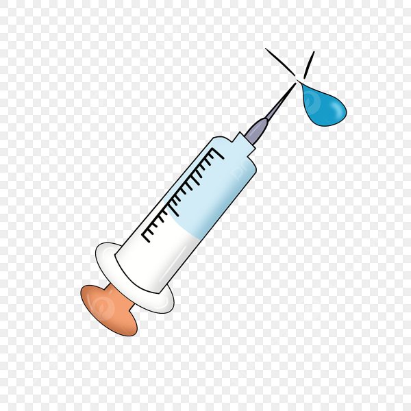 Шприц мультяшный