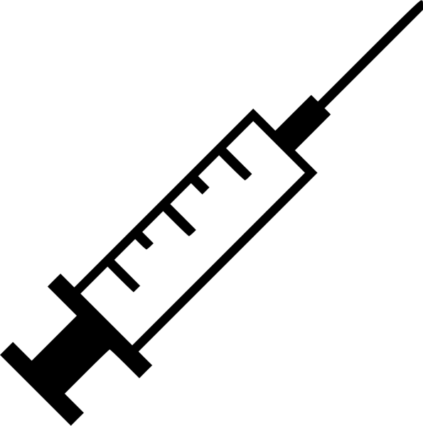 Шприц схематично