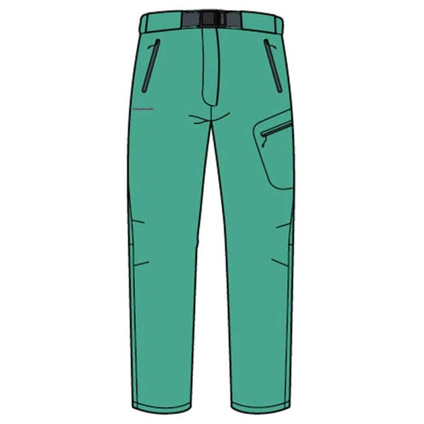 Зеленые брюки на белом фоне