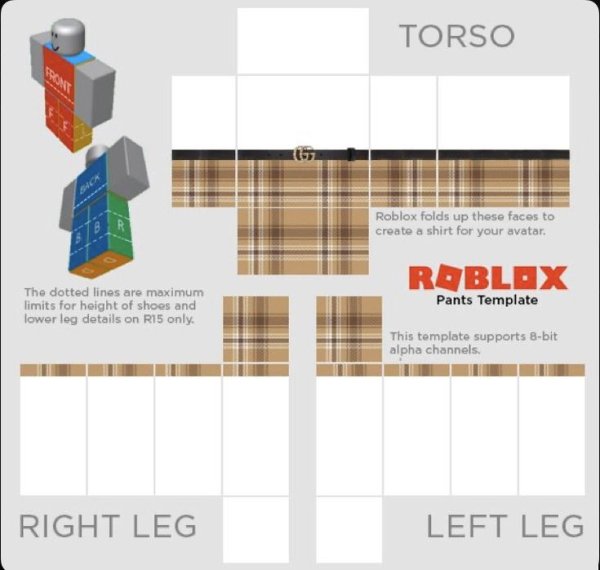 Одежда РОБЛОКС для девочек штаны