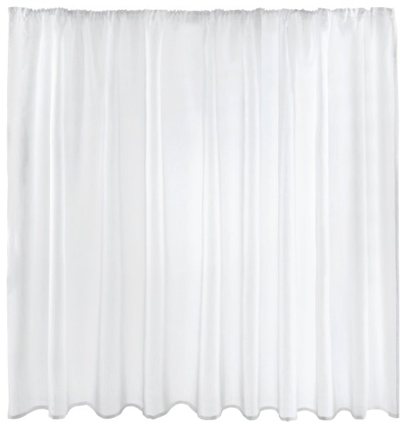 Тюль белый прозрачный