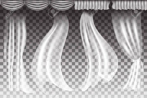 Белые шторы для фотошопа