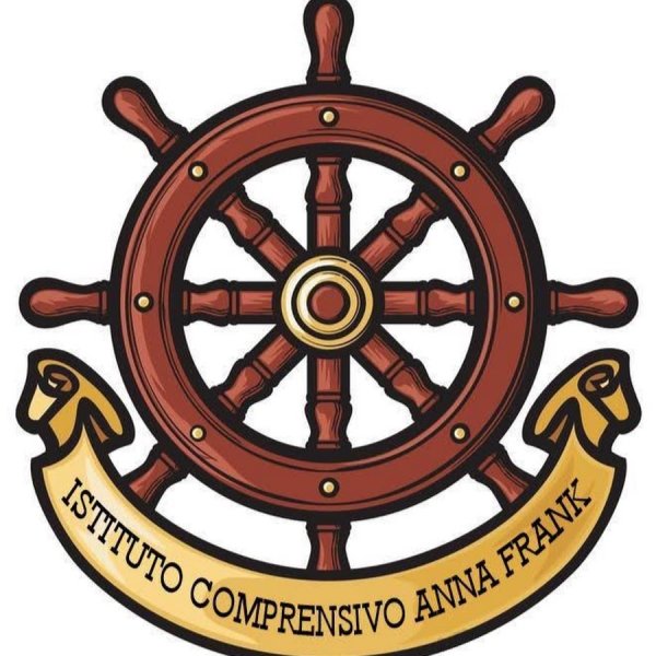 Штурвал корабля с якорем