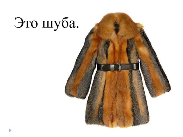 Детский сад шуба