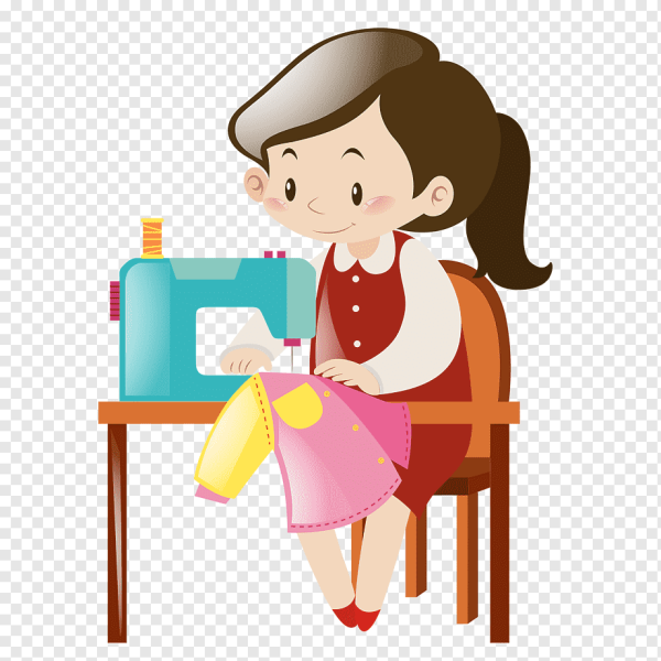 Портниха без фона