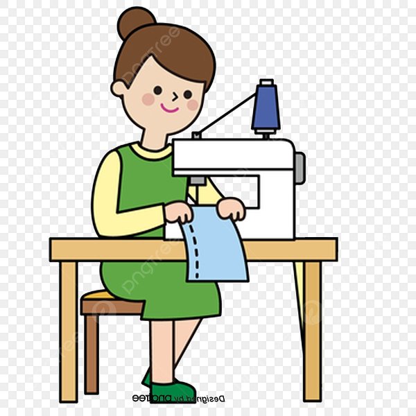 Портниха мультяшная