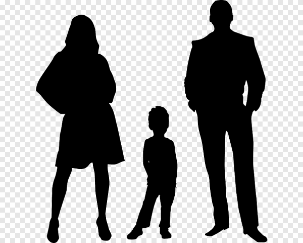 Силуэт человека для детей