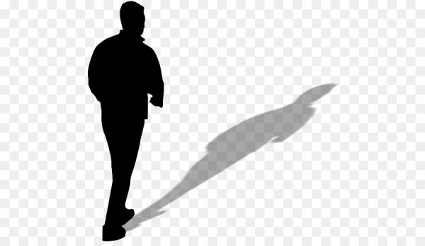 Человечек тень