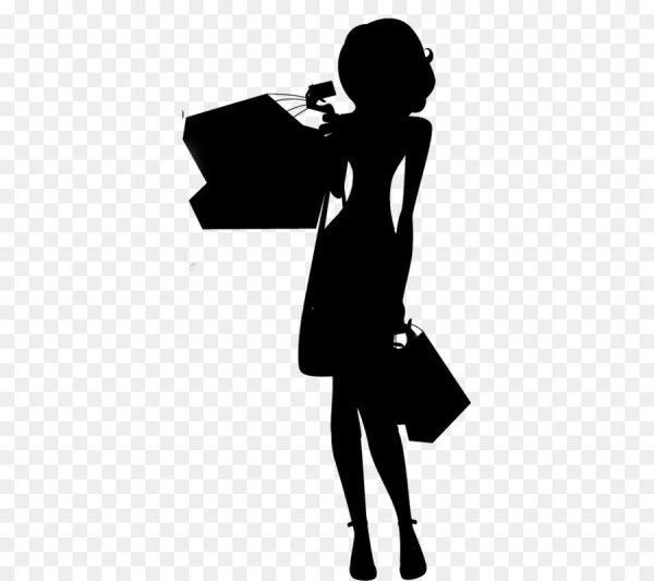 Силуэт девушки мода