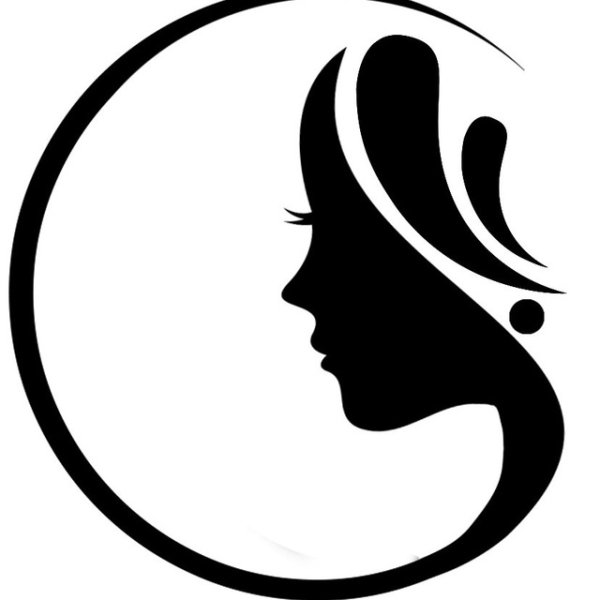 Силуэт женского лица