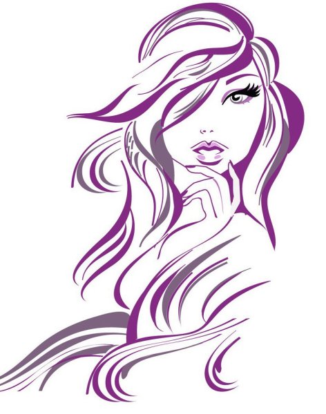 Векторные изображения девушек