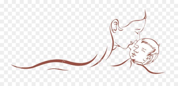 Мама с ребенком вектор