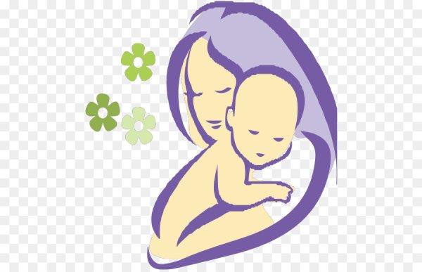 Мама и дитя на прозрачном фоне