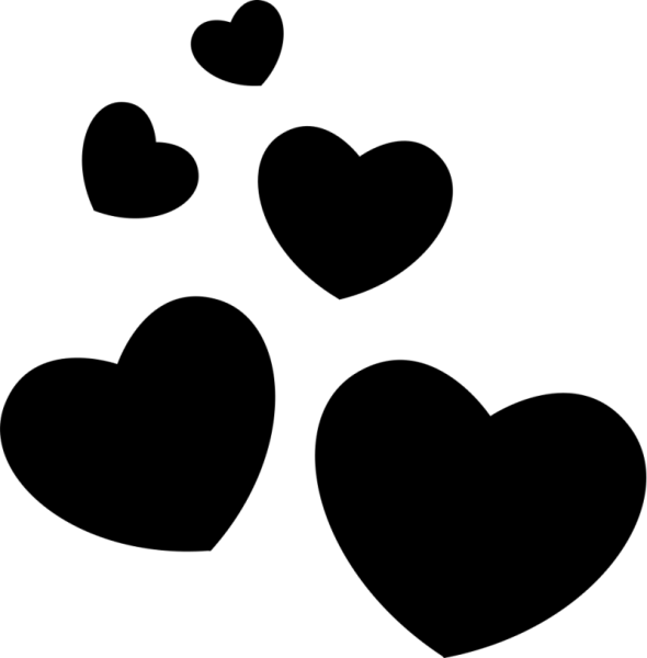 Сердечко силуэт