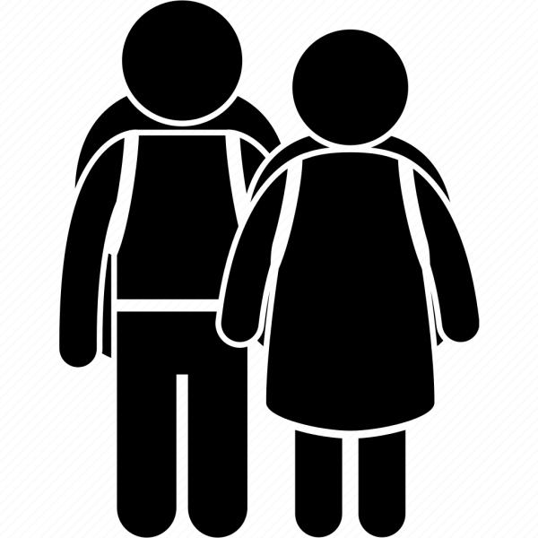 Силуэт ученика