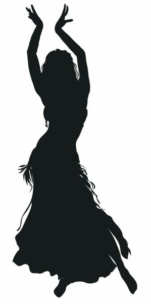 Силуэт девушки