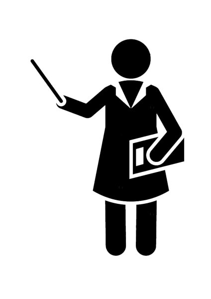 Силуэт преподавателя