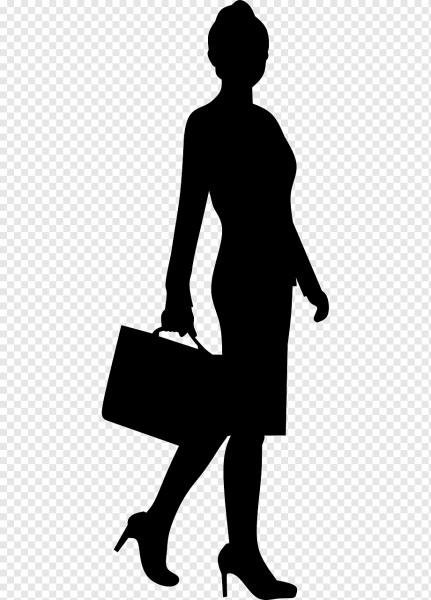 Силуэт деловой женщины