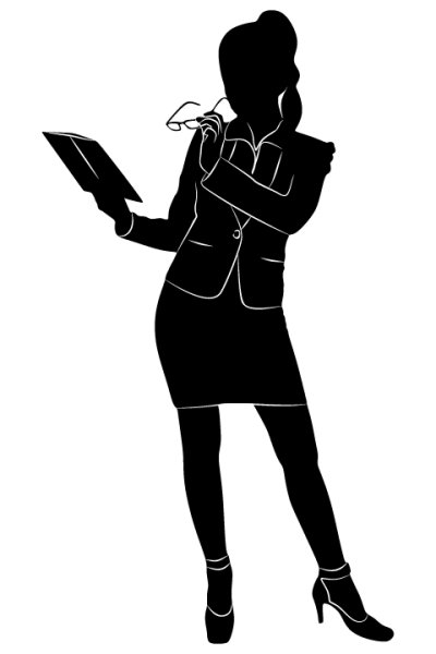 Силуэт преподавателя