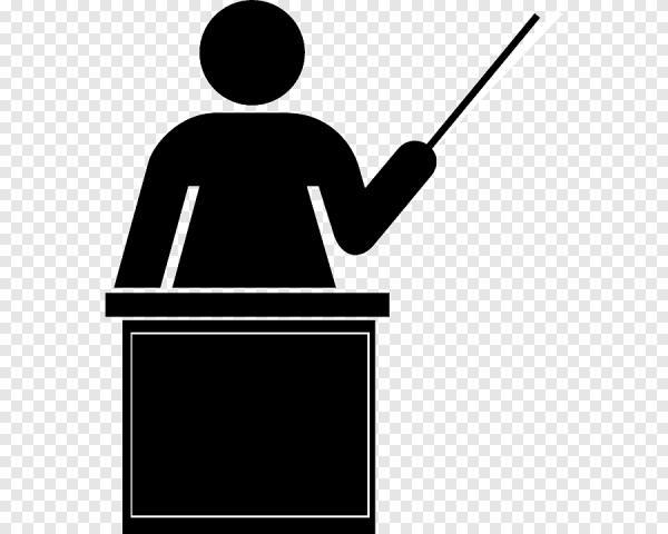 Силуэт учительницы