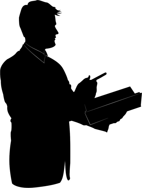 Ученый силуэт