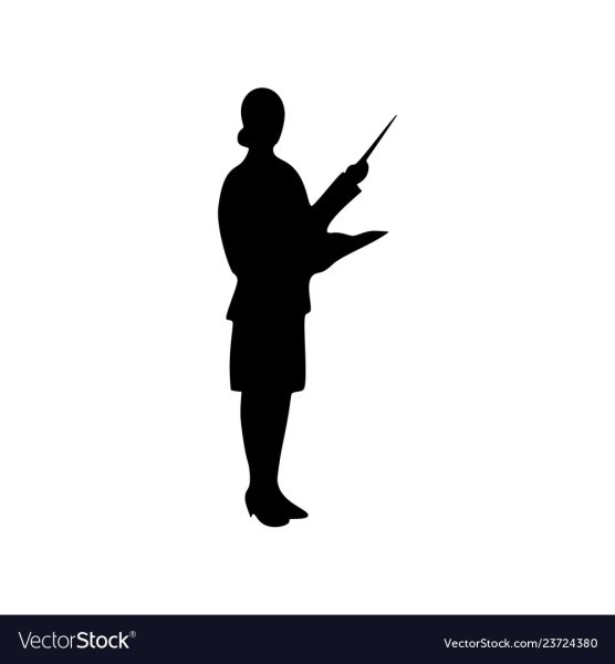 Силуэт преподавателя