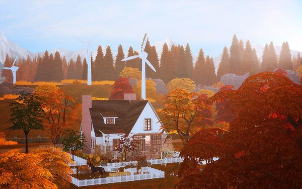 Пейзажи из симс