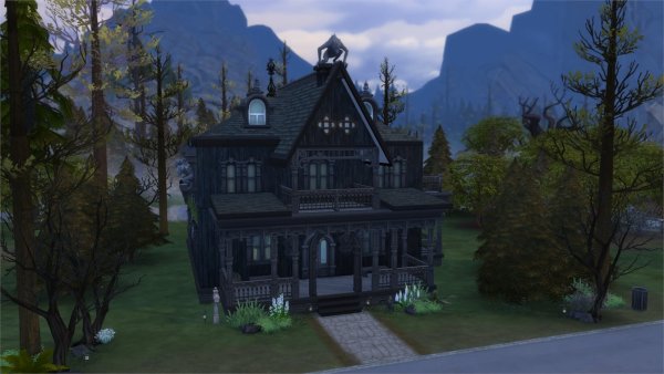 The SIMS 4 особняк вампиров
