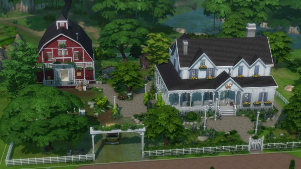Загородный дом SIMS 4