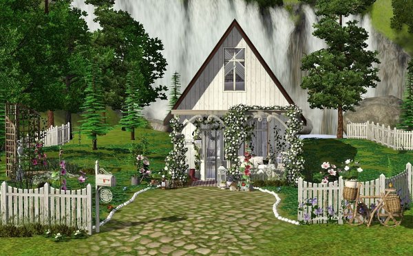 Сельский дом симс 4