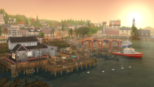 Симс 4 карта Бриндлтон Бэй