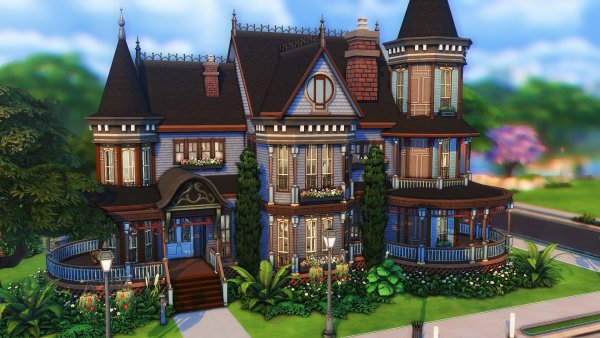 Викторианский особняк в SIMS 4
