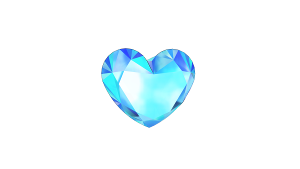 Сердце синее