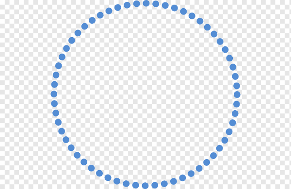 Пунктирная линия круг