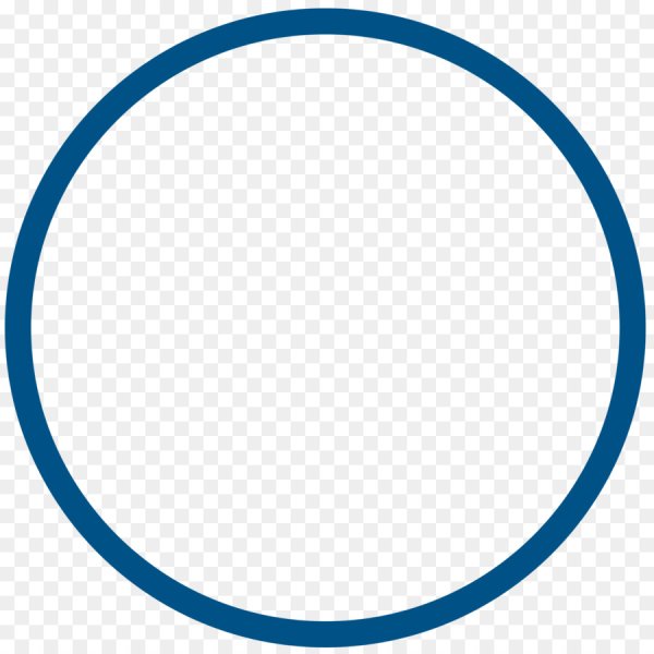 Синий круг без фона