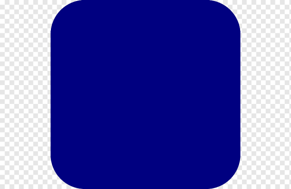 Синий закругленный квадрат
