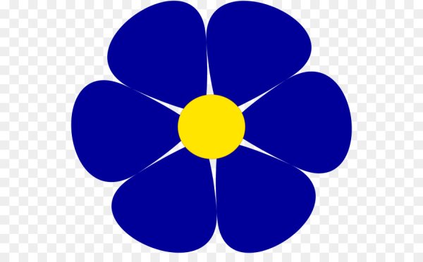 Цветочки синего цвета