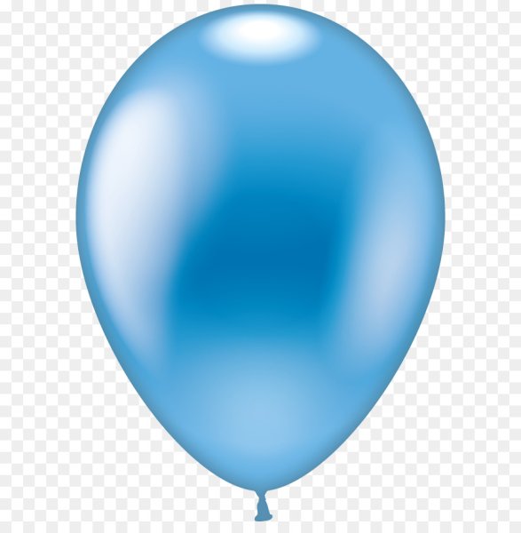 Голубой воздушный шарик