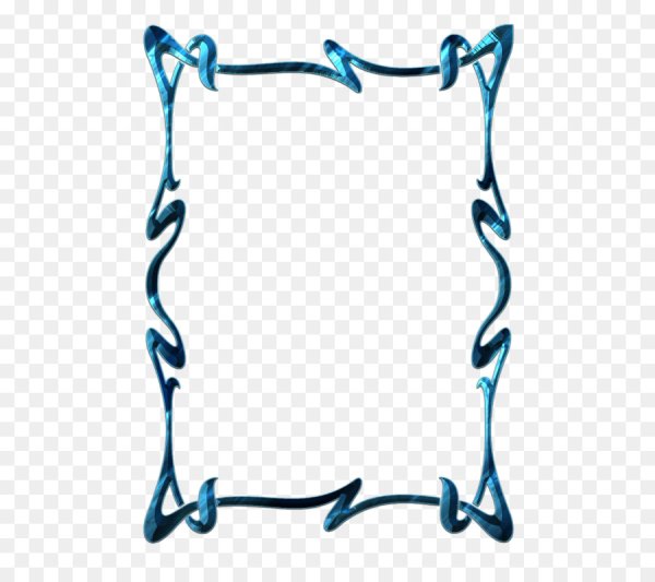 Синий фон с рамкой без текста