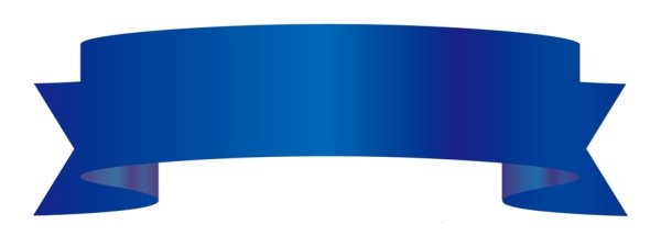 Голубая лента для надписи